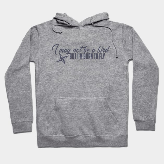 Born To Fly Hoodie by Damp Squib